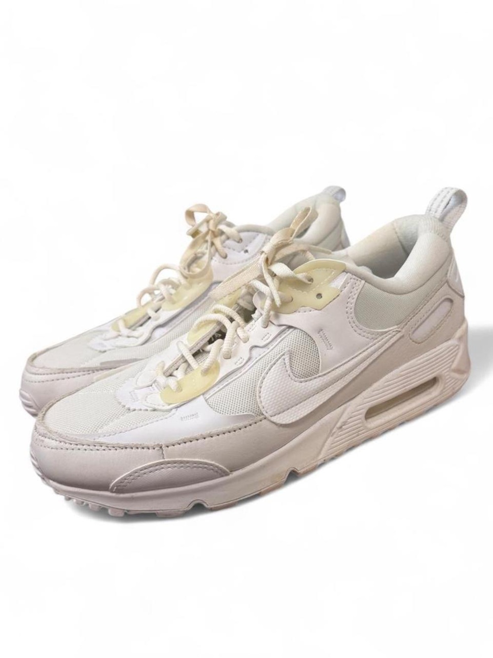 Used Nike W Air Max 90 Futura Triple White Shoes